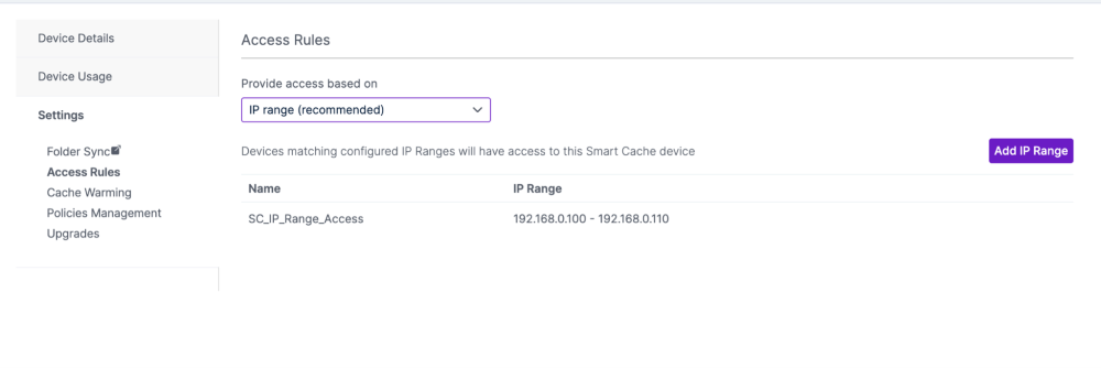 Smart_cache - switch to IP range access rule.png