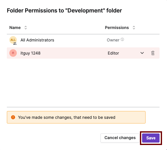 Folder Permissions – Egnyte