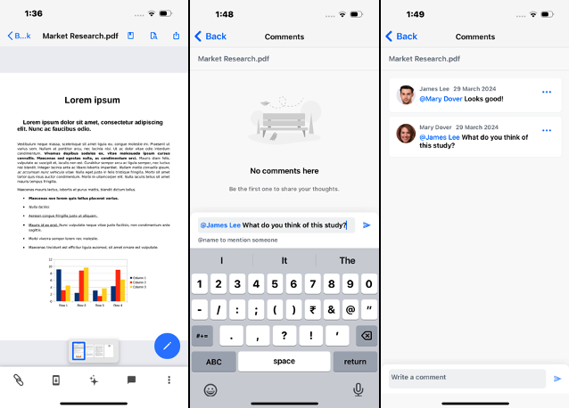 Collaborate in Egnyte - Comments in iOS.png