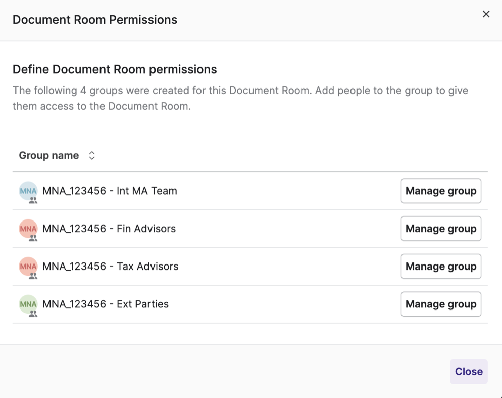 New document room wizard manage group.png