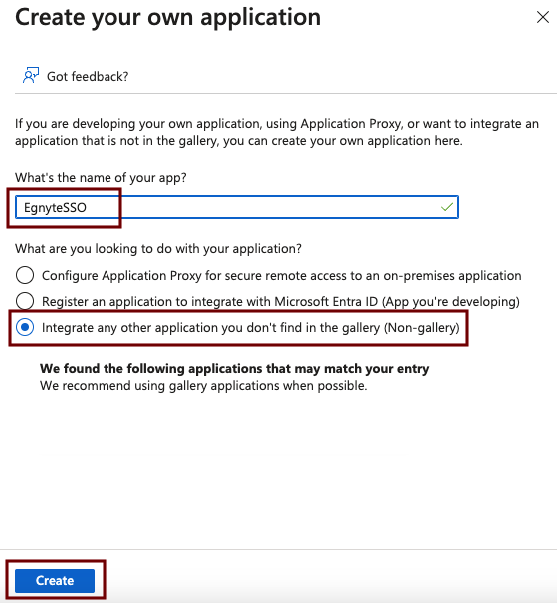 Azure SSO - Enter application details.png