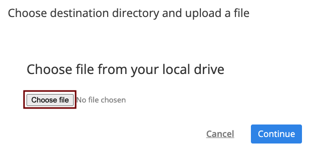 Egnyte for slack - click choose button and select file.png