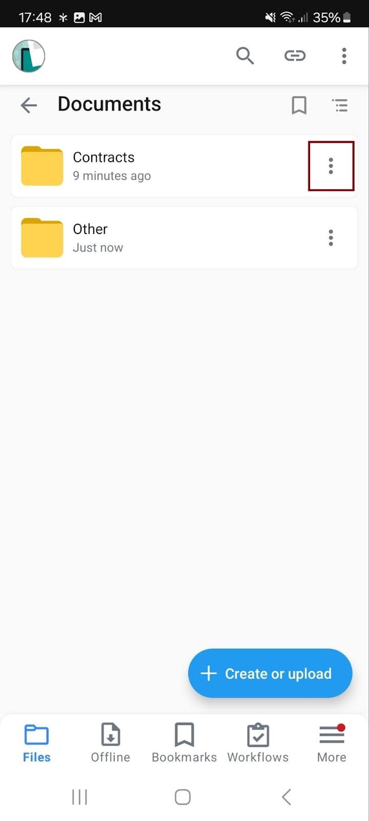 Android 8.52 - folder 3 dot menu.jpg