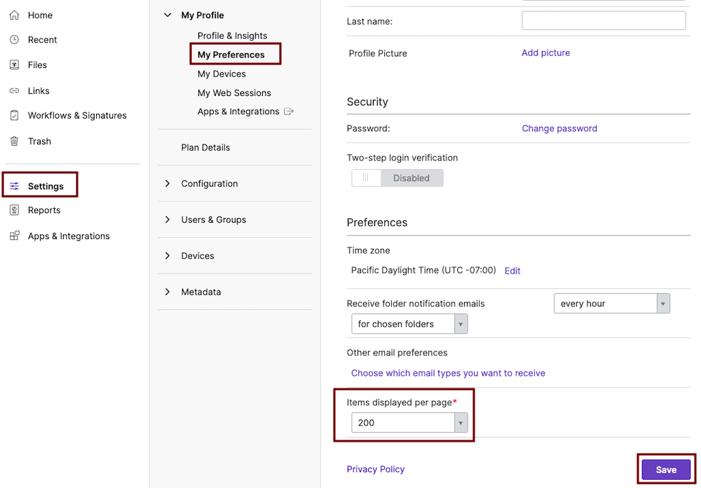 Restore items DA win - increase no of items displayed per page.png