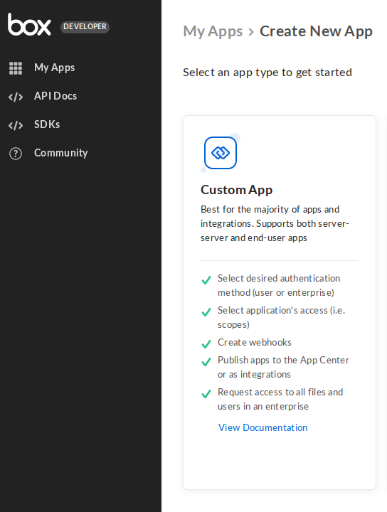 Cloud content sources - box - select custom app.png