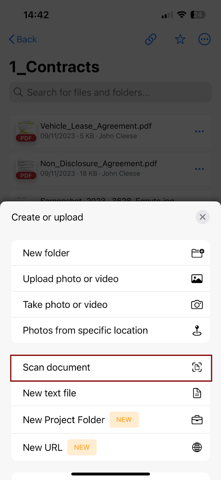 iOS 8.32 RN - scan document context menu.png