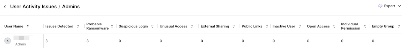User activity issues report - inside the report.png