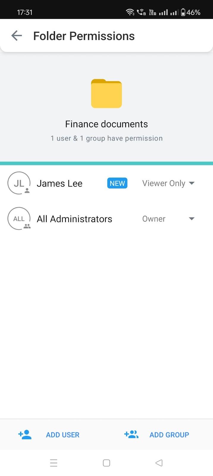 Viewer only on mobile - folder permissions on android.jpg