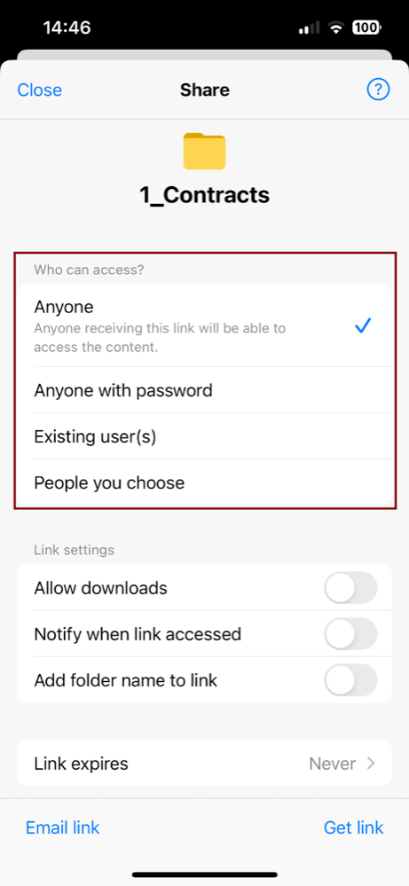 Share links iOS - share with options.png