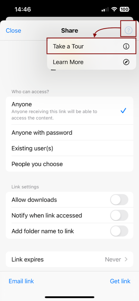Share links iOS - link tour.png
