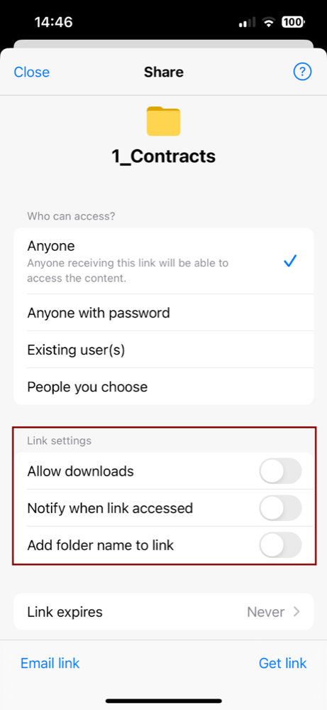 Share links iOS - link settings.png