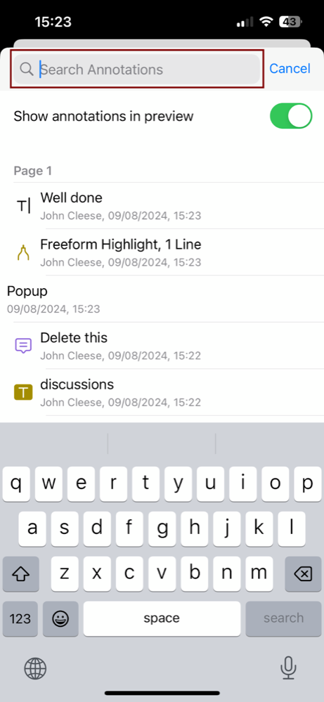 PDF Viewer & editor in iOS - 6 search for annotations.png