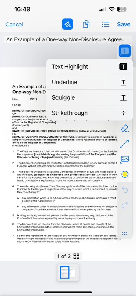 PDF Viewer & editor in iOS - 13 text markup.png