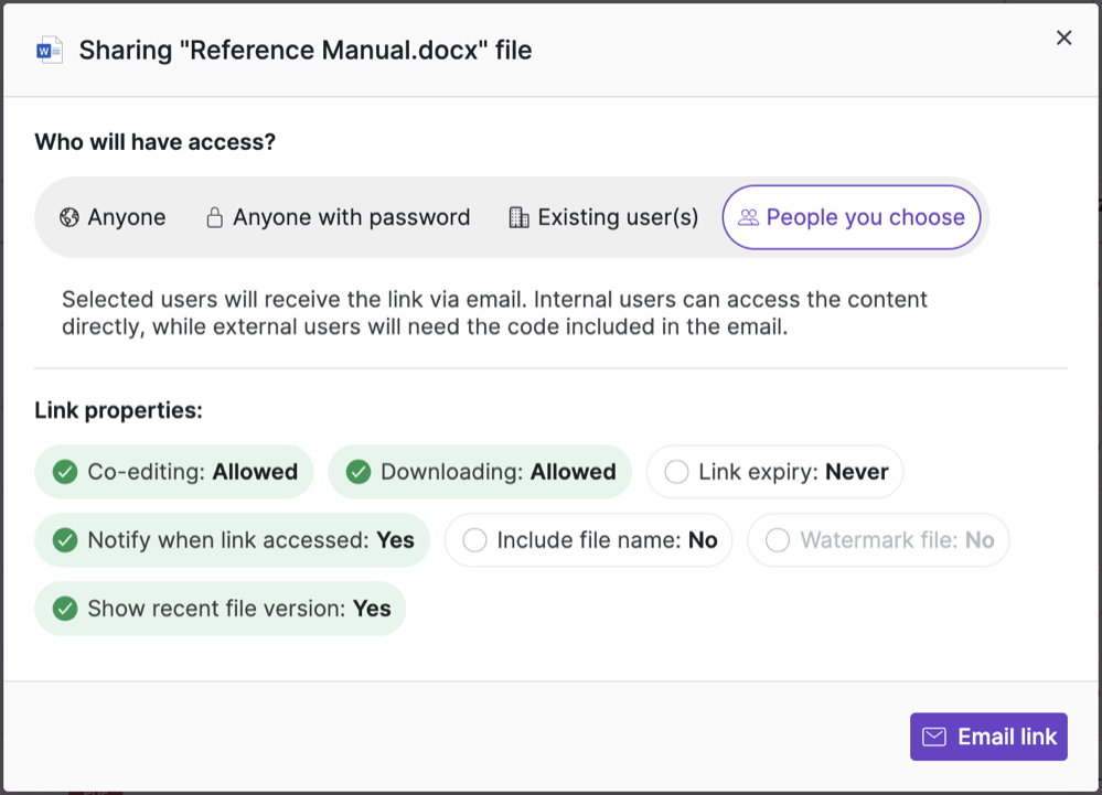 Creating 3rd party specific recipient link.png