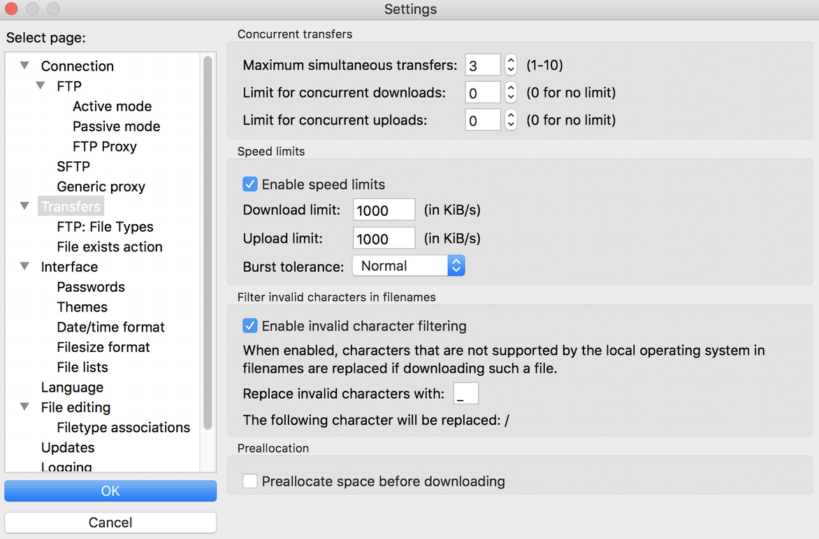 filezilla ftp server mac