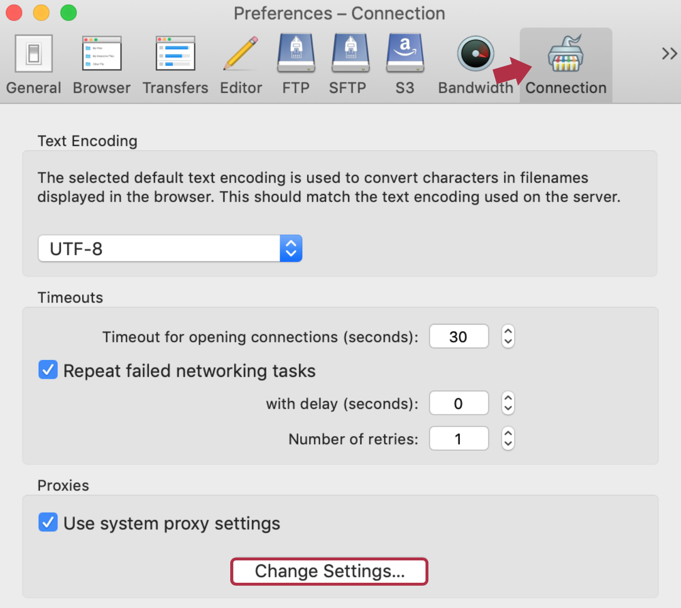 transfer files sftp to ftp cyberduck