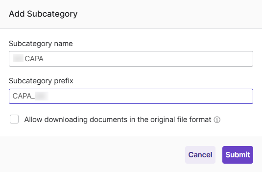Controlled Documents Management_Manage Categories and subcategories 11.png