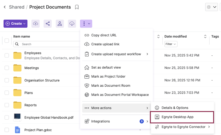 Opening Files or Folders in Egnyte Desktop App from Web UI  -1.png