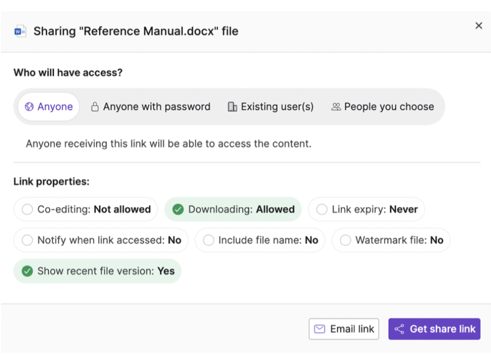WebUI_Share with file and folder links 6.png