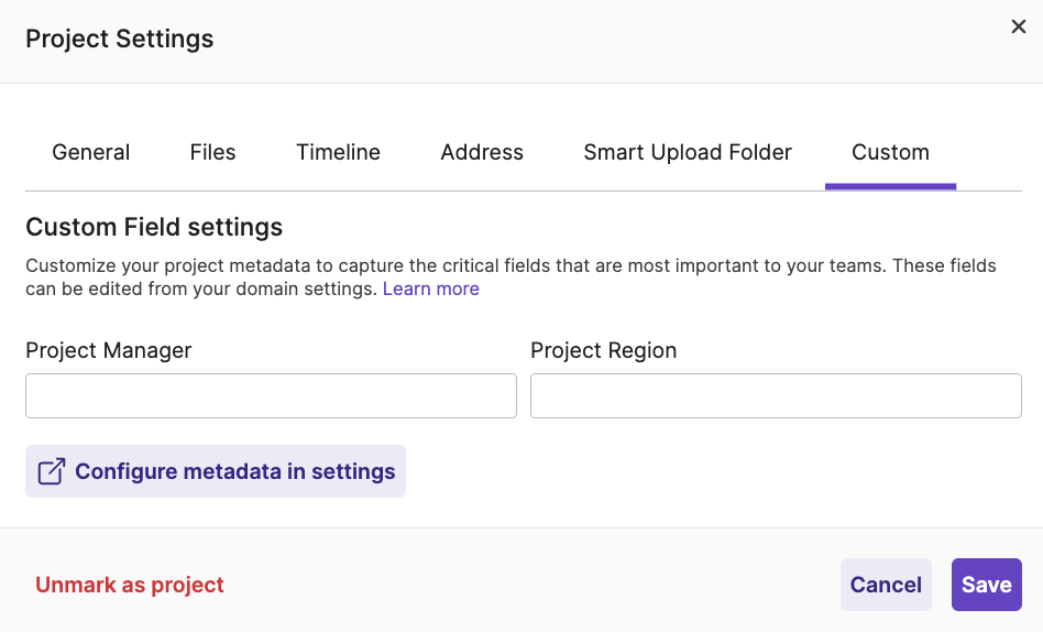 Web UI_Customizable Project Metadata 9.png