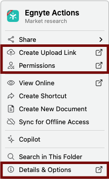 Egnyte Actions context menu 1.png