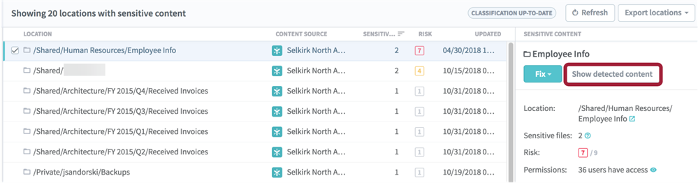 Show detected content .png