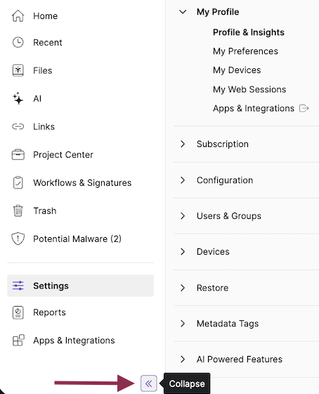 Users can also collapse the navigation bar..png