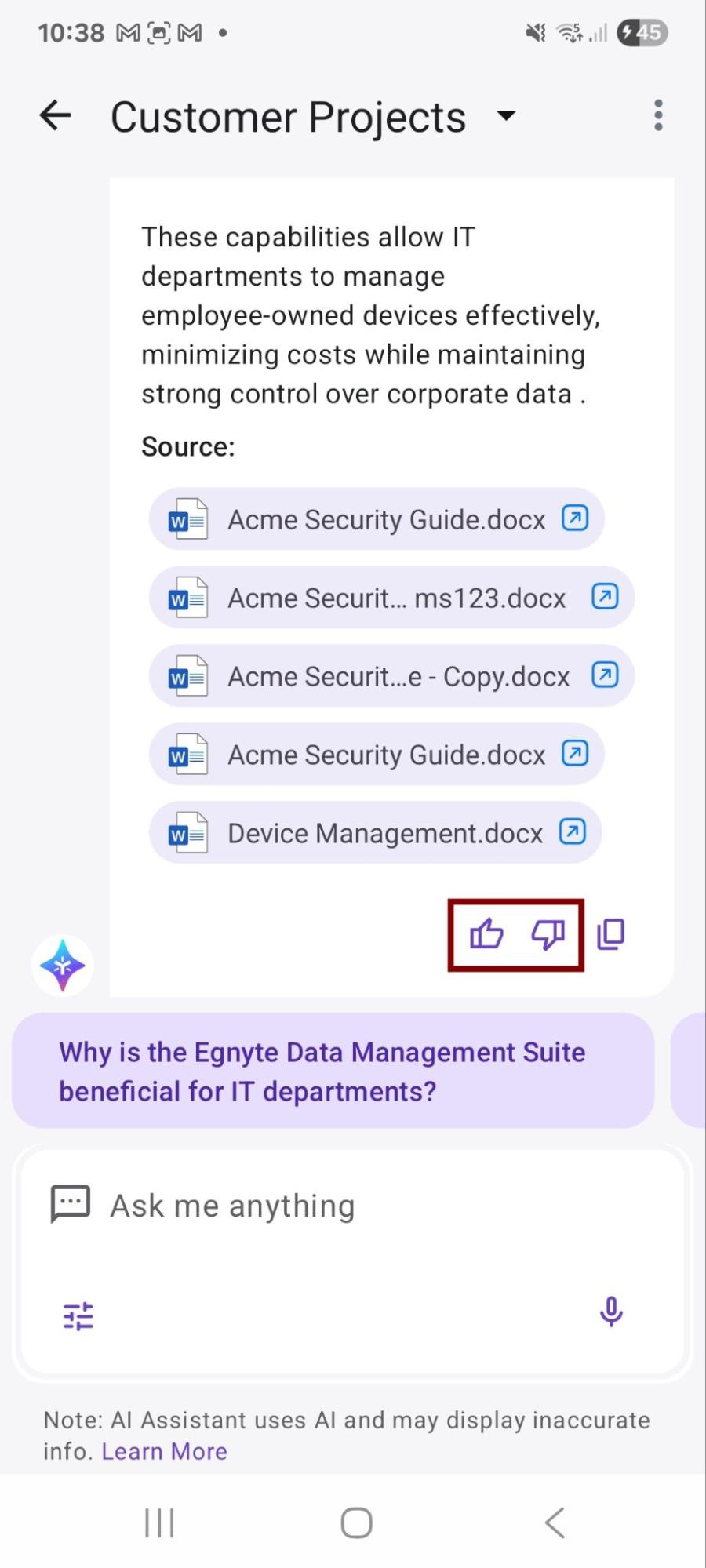 Once a response is displayed, users can 5.jpg