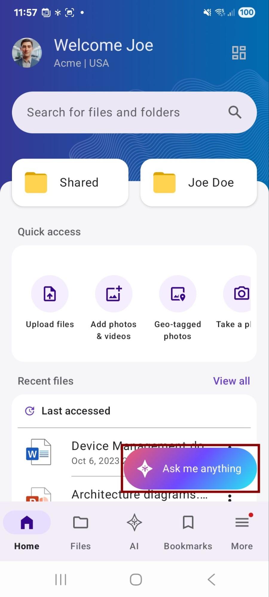 User Homepage on Android.jpg