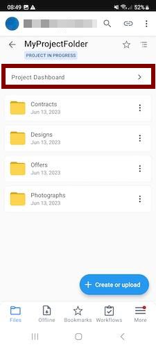 Accessing Project Dashboard in the Egnyte Android app 12.jpg