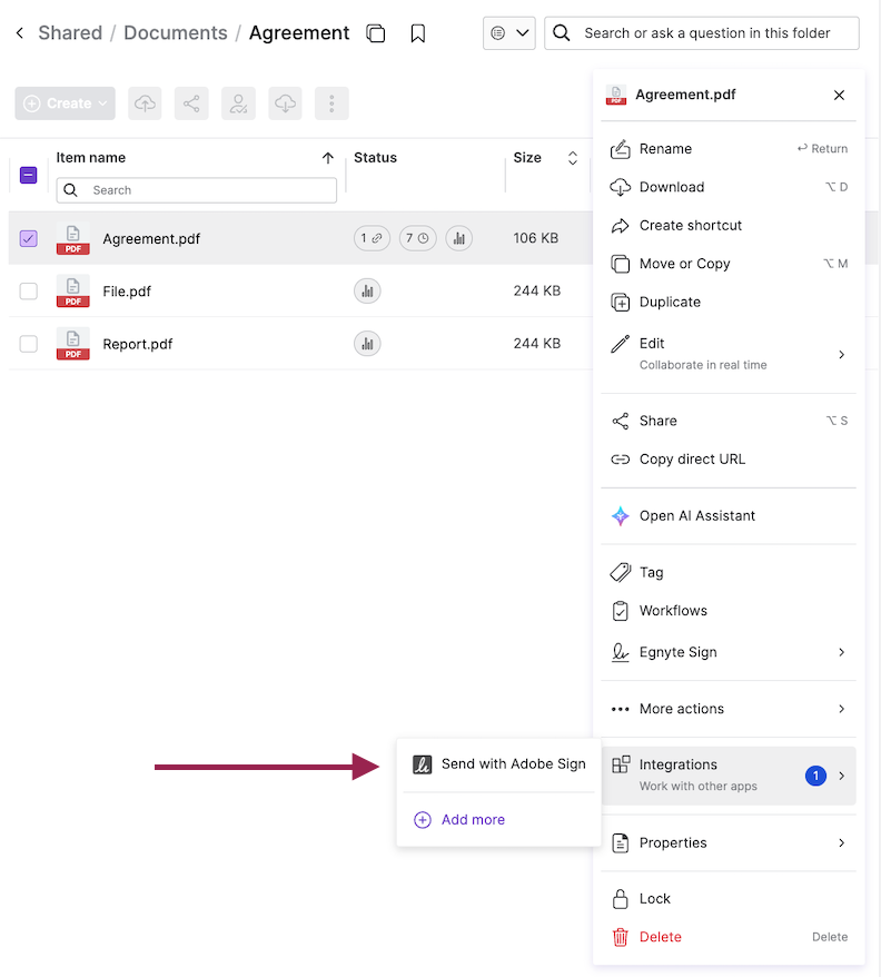Integrations_Use Egnyte for Adobe Sign_1.png