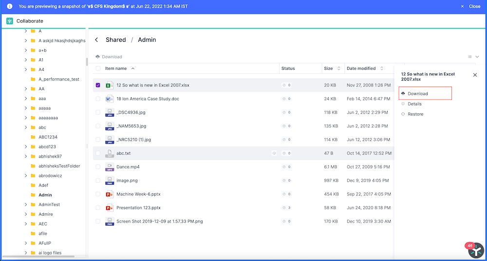 Snapshot-Based Ransomware Recovery – Egnyte