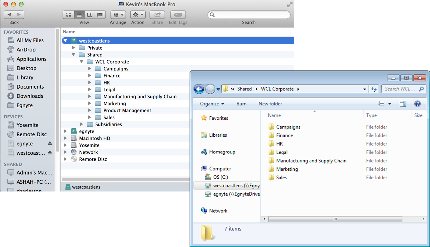 Mobile and Desktop Apps Egnyte